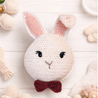 Combi : konijntje + wiegje haakpatroon