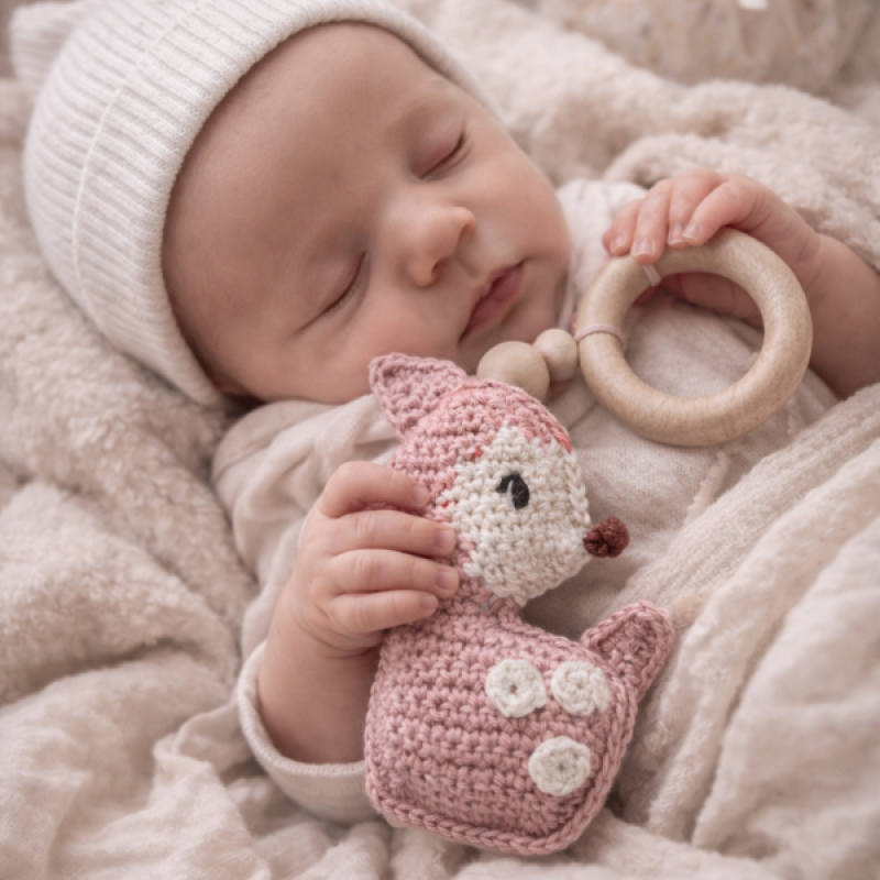 bijtring hertje haakpatroon