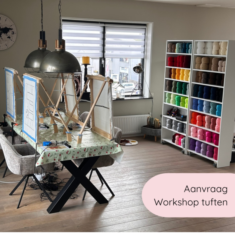 Aanvraag workshop tuften (andere datum of grotere groep)